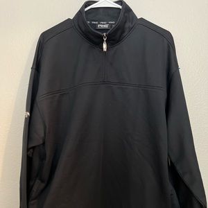 Ping Golf Jacket Mens Size M Black with Back Pocket Knit